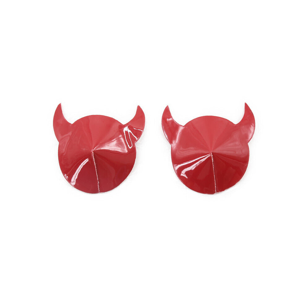 House Of Glass Devil Nipple Covers Red