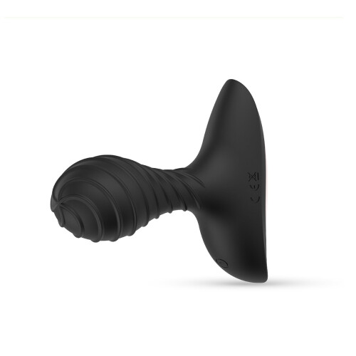 Vibrating Ribbed Anal Toy 1