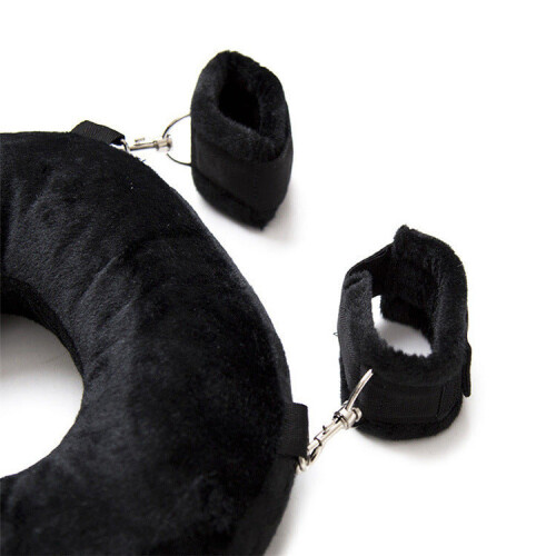 Pink Padded Neck and Cuff BDSM Restraints 2
