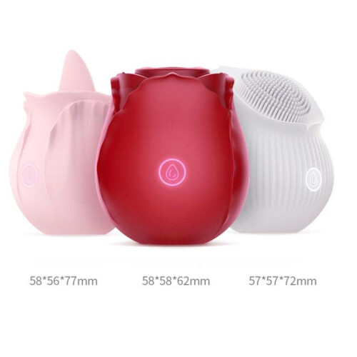 Petal Pucker White Silicone Clitoral Vibrator 2