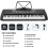 61 Key Digital Electronic Keyboard Piano MP3 Music Instrument Microphone 6