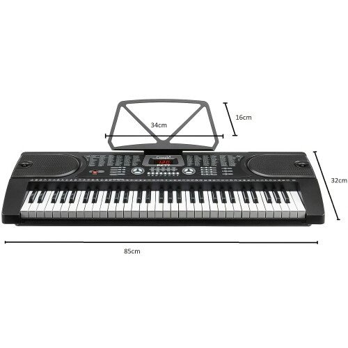 61 Key Digital Electronic Keyboard Piano MP3 Music Instrument Microphone 1