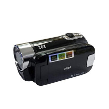 16x Digital Zoom Camera Recorder Video Camera Camcorder With Night Vision, Vlogging Camera Recorder 1080p 2.7 Inch Lcd Rotatable Flip Screen - Refurbished