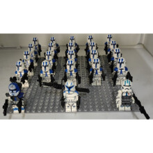 (Style A 23pcs) Star Wars Clone Troopers Minifigures Fit Lego