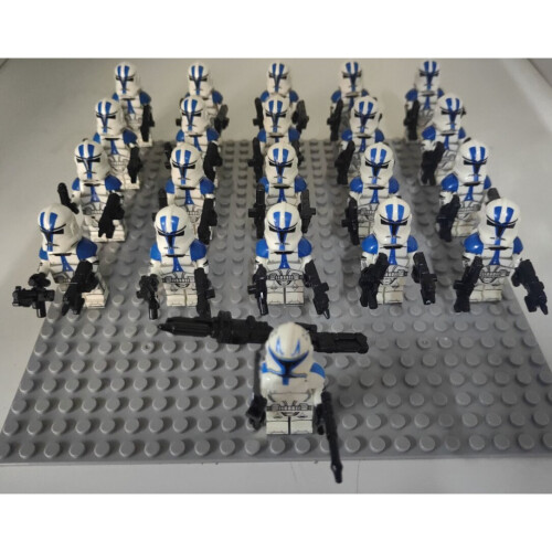 (Style H 18pcs) Star Wars Clone Troopers Minifigures  Fit Lego 2