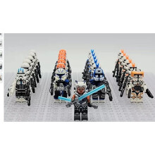 (Style F 25pcs) Star Wars Clone Troopers Minifigures Fit Lego