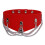 Red Silicone Bondage Collar with Chain Detail 1