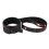 Black and Red Patterned Beginners Bondage Collar and Lead 2
