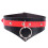 Studded Faux Leather Bondage Collar 1