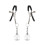 Adjustable Nipple Clamps with Beaded Accessories (Silver) 4