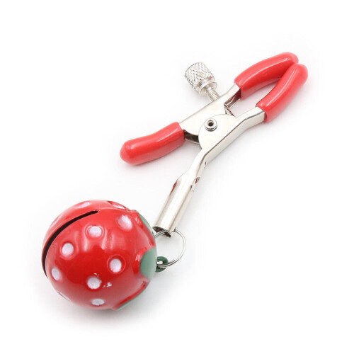 Strawberry Bell Nipple Clamps 1