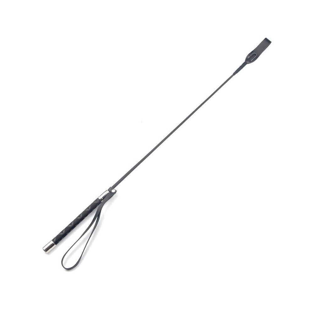 House Of Glass Silver Faux Leather Crop With A Tipped Handle