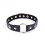 Faux Leather Fetish Collar with Diamond Rivets 1
