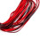 Black and Red Faux Leather Fetish Flogger 7