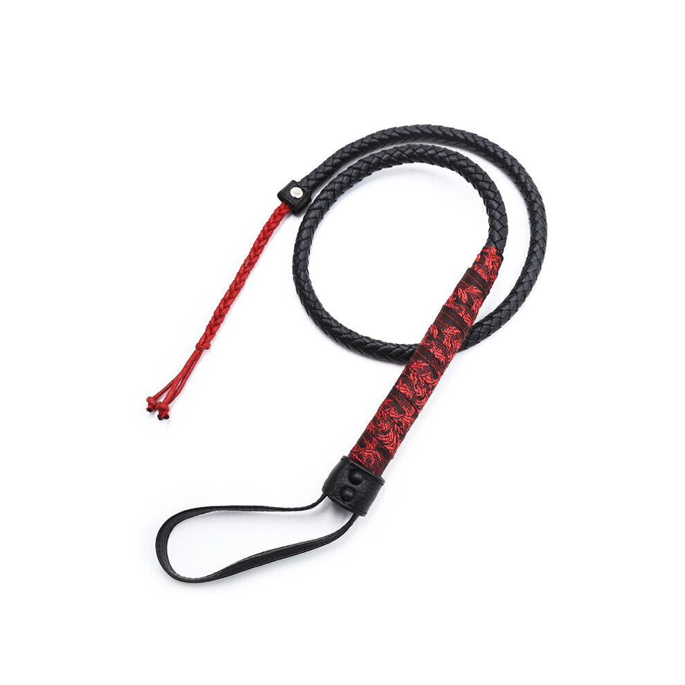 House Of Glass Scarlet Faux Leather Bondage Crop