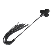 Strip Poker' Faux Leather Spanking Crop and Flogger with added Tassels (Club)