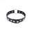 Faux Leather Fetish Collar with Diamond Rivets 2