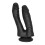 Double Penetrator Black Suction Cup Dildo 1