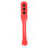 Red Faux Leather Triple Heart Imprint Paddle 1
