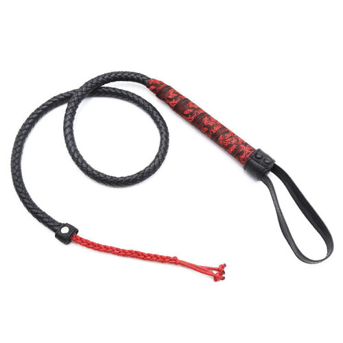 Scarlet Faux Leather Bondage Crop 1