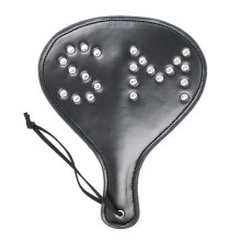 Faux Leather Spanking Paddle with 'SM' Motif