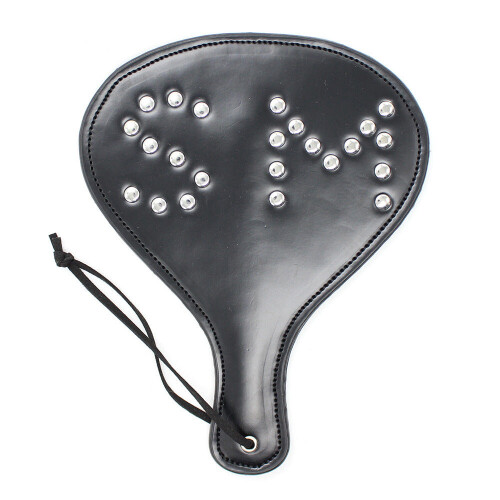 Faux Leather Spanking Paddle with 'SM' Motif