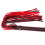 Black and Red Faux Leather Fetish Flogger 5