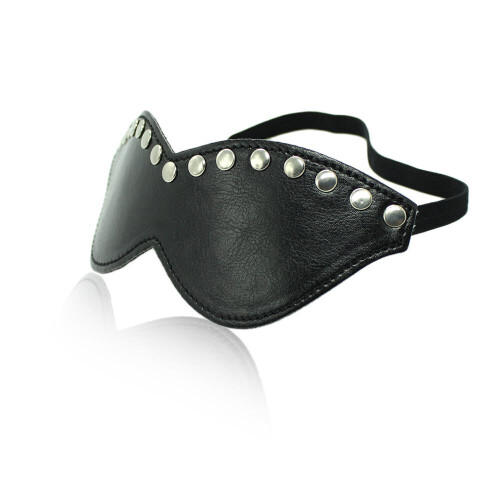 Black Studded Eye Mask 1
