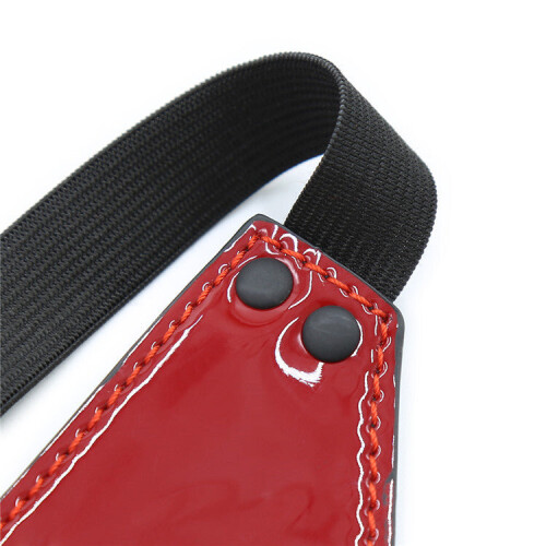 Cherry Red Visor Mask 2