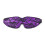 Purple Wild Flower Floral Blindfold 1