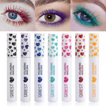 Colored Mascara 7 Pack Waterproof And Smudgeproof Longlasting Mascara 3d Fiber Lash Mascara Volume Eye Lash (7 Colors Set)