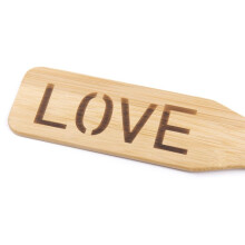 Wooden Bamboo Spanking Paddle (Love)