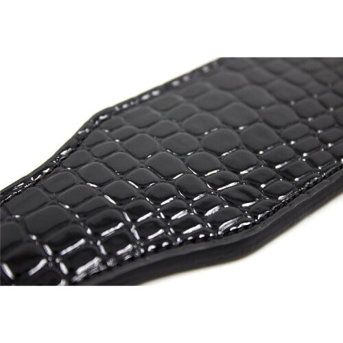 Faux Snakeskin Studded Spanking Paddle 1