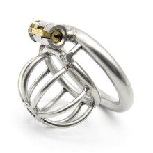 Stainless Steel Micropenis Chastity Cage (1.2 Inch)