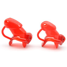 Fetish Fantasy Plastic Chastity Device (Red)