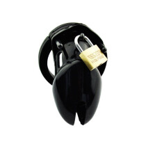 Adjustable ABS Male Chastity Cage Kit (Clear)