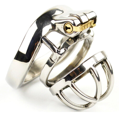 Little Lad Padlocked Chastity Cage (3cm) 2