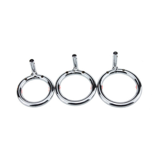 Chastity Cage Extra Rings (Stainless Steel, 3 Set)
