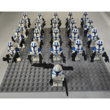 (Style C 21pcs) Star Wars Clone Troopers Minifigures Fit Lego