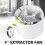 4inch Silent Bathroom Kitchen Inline Wall Mounted Ventilation Extractor Fan 3