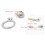 'Tiny Teapot' Male Chastity Cage with Urethral Sound (2.5 cm) 5