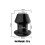 Anal Tunnel Butt Plug Set (5 Piece, Clear) 4
