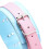 Bow To Me Pink and Blue PU Collar and Leash 2