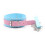 Bow To Me Pink and Blue PU Collar and Leash 3