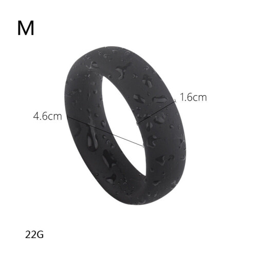 Basic Silicone Cock Ring Three Set (42mm, 46mm and 53mm) 1