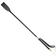 Boutique Slim Leather Riding Crop (54cm)