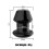 Anal Tunnel Butt Plug Set (5 Piece, Clear) 5
