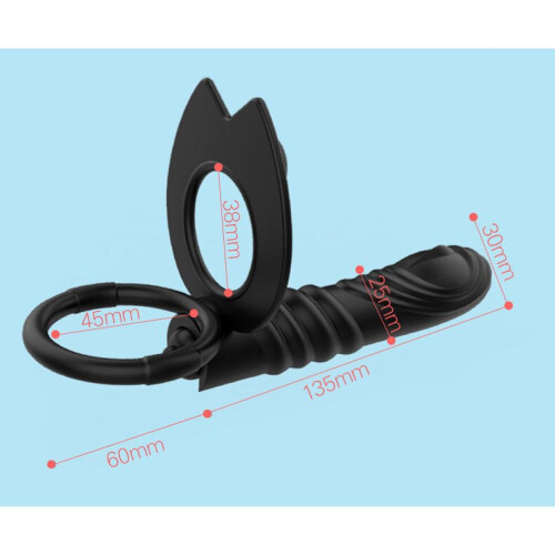 Anal Penetration Cock Ring (Nude) 1