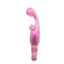 G-Kiss Clitoral and G-Spot Vibrator (Pink)