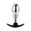 Ripple Rim Stainless Steel Butt Plug (Style A) 1